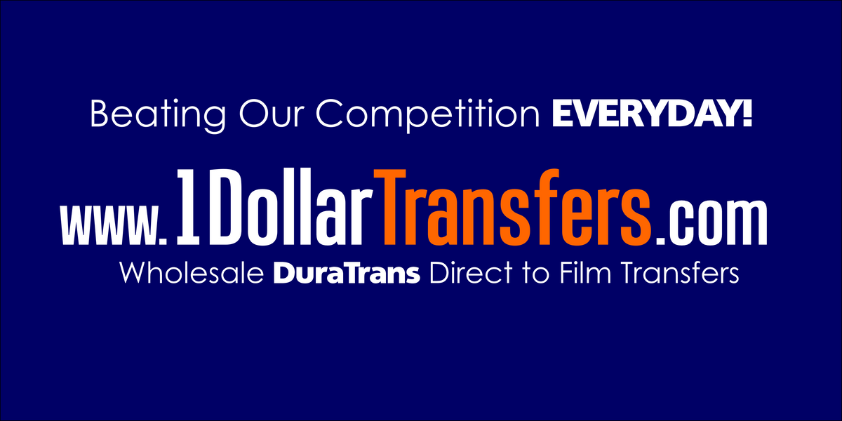 1 Dollar Transfers DTF Direct to Film Transfers Jacksonville, Florida